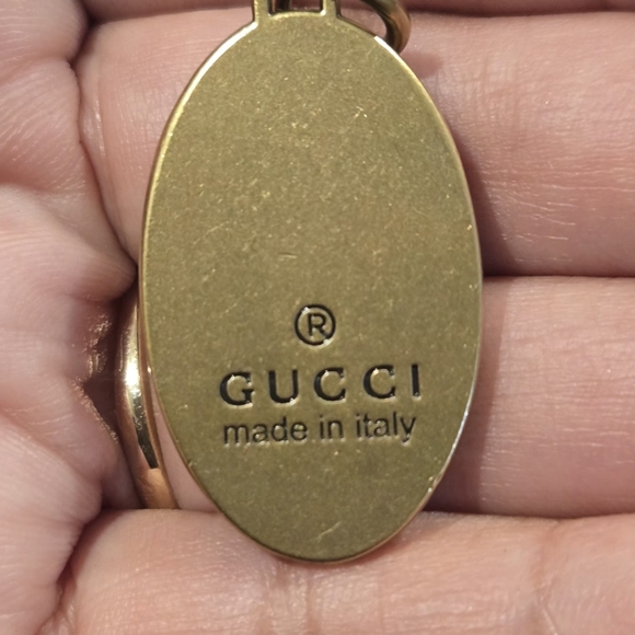 Gucci Bee Navy Blue Zipper Pull Button Charm - Picture 2 of 5
